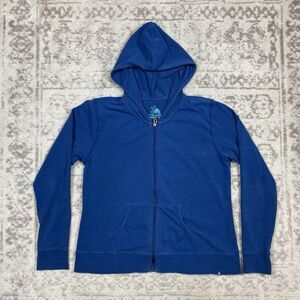 Vintage Nike ACG Jacket Women’s Blue Full Zip Long Sleeve Hooded Size Large
